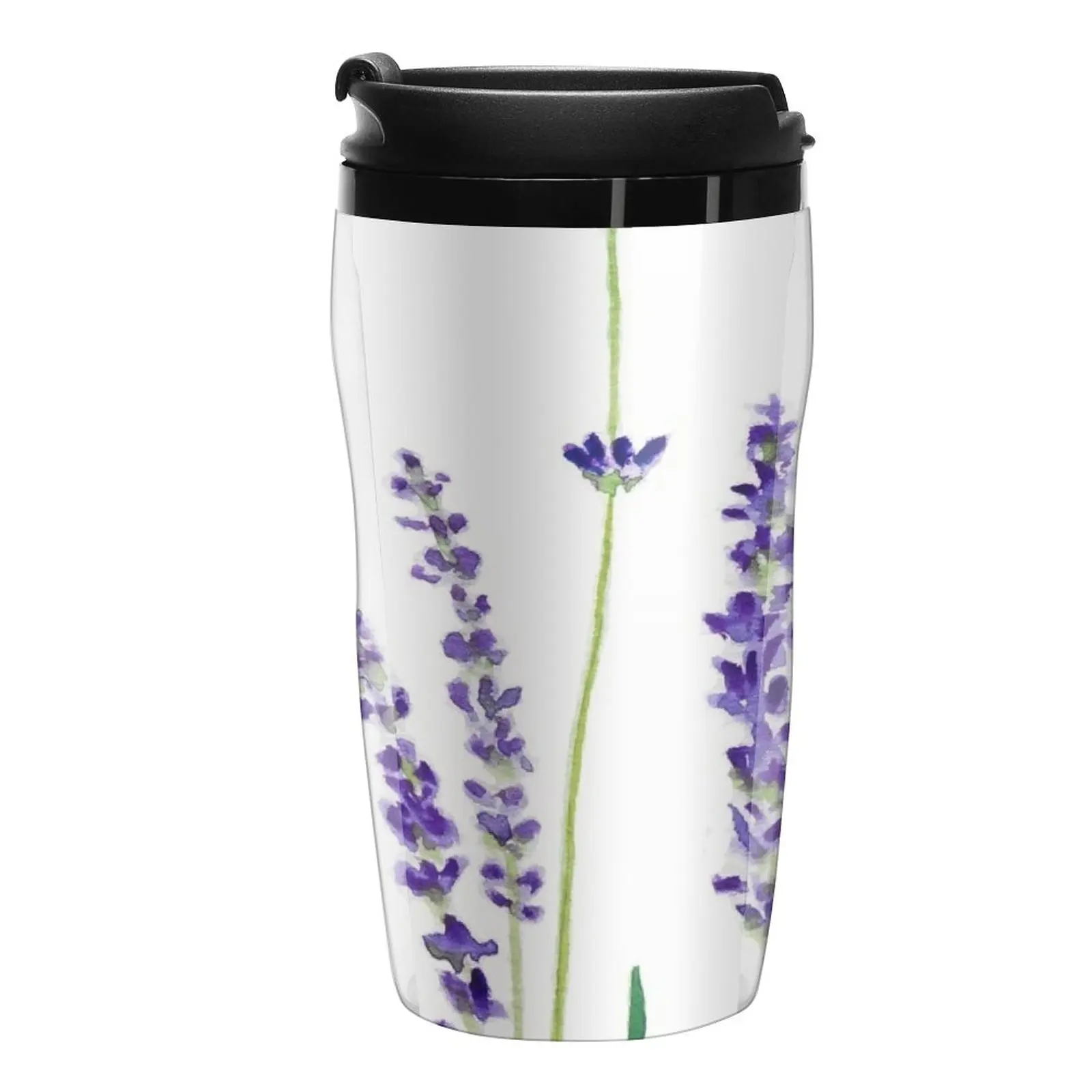Новая фиолетовая лавандовая дорожная кофейная кружка, Кофейная чашка, Сохраняющие тепло кофейные чашки, Хорошая чайная посуда для кофе