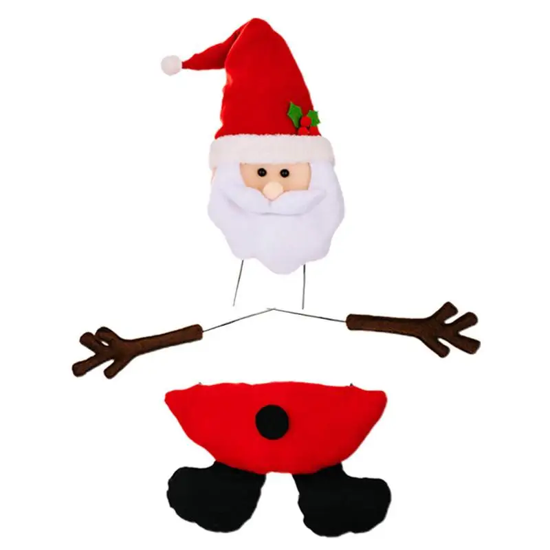 Топпер для елки Санта-Клауса, Милый Забавный Многоразовый Топпер для елки, Украшение для елки Санта-Клауса, Рождественский декор Для