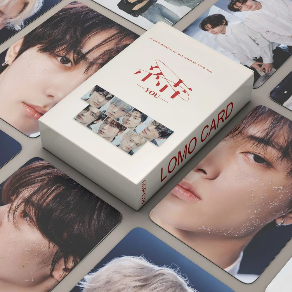 55 шт./компл. Kpop E Group YOU Новый Альбом Lomo Cards E Фотокарточки JUNGWON JAY Фотокарточки
