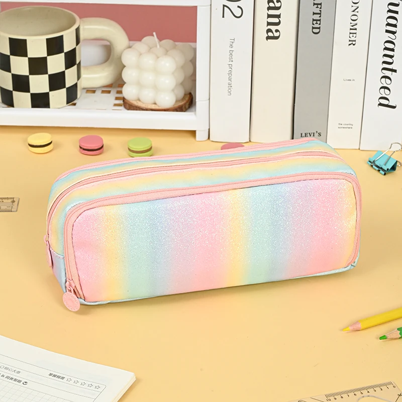 Большой креативный пенал, милые пеналы для мальчиков и девочек Kawaii, детская сумка для ручек, канцелярская коробка, принадлежности для школьников